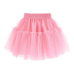 Monnalisa Gonna tinta unita In Tulle Rosa per Bambina 17FGON ROSA MONNALISA 