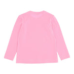 Monnalisa Shirt tinta unita con Stampa Rosa per Bambina 198688SX ROSA MONNALISA 