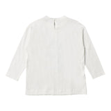 Monnalisa Shirt tinta unita con Stampa Bianco per Bambina 19B615 BIANCO MONNALISA 