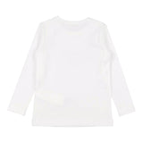 Monnalisa Shirt tinta unita con Stampa Bianco per Bambina 19B622 BIANCO MONNALISA 