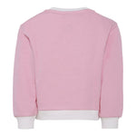 Monnalisa Felpa Bicolore con Stampa Bianco/Rosa per Neonata 19F606NX BIANCO/ROSA MONNALISA 