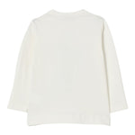 Monnalisa Shirt tinta unita con Stampa Bianco per Bambina 19F608X BIANCO MONNALISA 