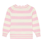 Monnalisa Maglia Girocollo Bicolore con Ricami Rosa per Bambina 19F609 ROSA MONNALISA 