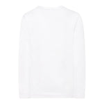 Monnalisa Shirt Girocollo tinta unita con Stampa Bianco per Bambina 19F618 BIANCO MONNALISA 