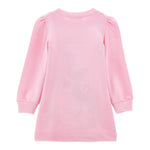 Monnalisa Abito Manica Lunga tinta unita Rosa per Bambina 19F902 ROSA MONNALISA 
