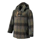 Monnalisa Giubbino Modello Cappotto tinta unita con Fantasia Verde per Bambino 218103 VERDE MONNALISA 