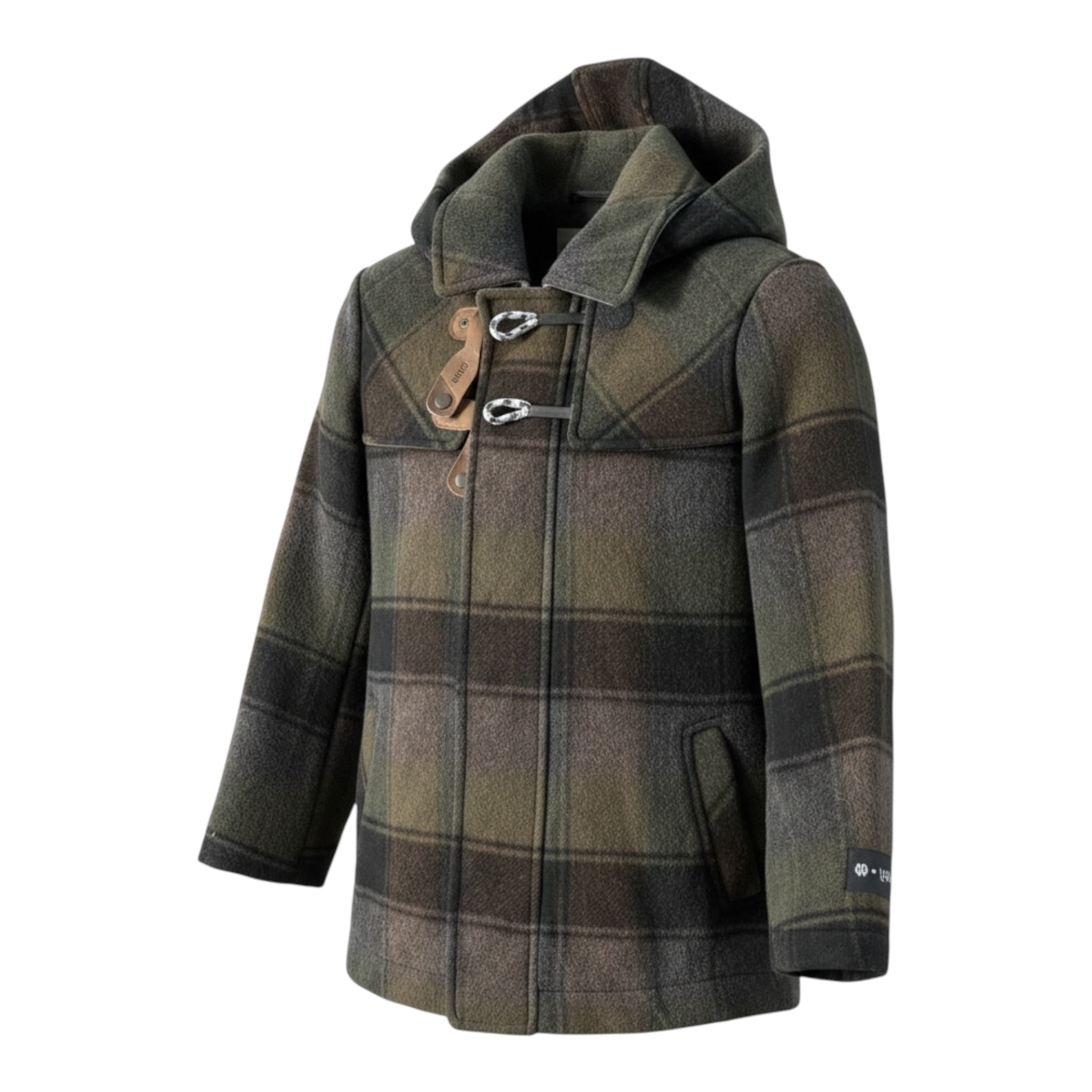 Monnalisa Giubbino Modello Cappotto tinta unita con Fantasia Verde per Bambino 218103 VERDE MONNALISA 