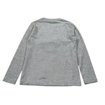 Monnalisa Shirt Girocollo tinta unita con Stampa Grigio per Bambino 252602 GRIGIO MONNALISA 