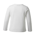 Monnalisa Shirt Girocollo tinta unita con Stampa Panna per Bambino 254603RE PANNA MONNALISA 