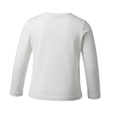 Monnalisa Shirt Girocollo tinta unita con Stampa Panna per Bambino 254603RE PANNA MONNALISA 
