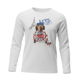Monnalisa Shirt Girocollo tinta unita con Stampa Bianco per Bambina 256602 BIANCO MONNALISA 