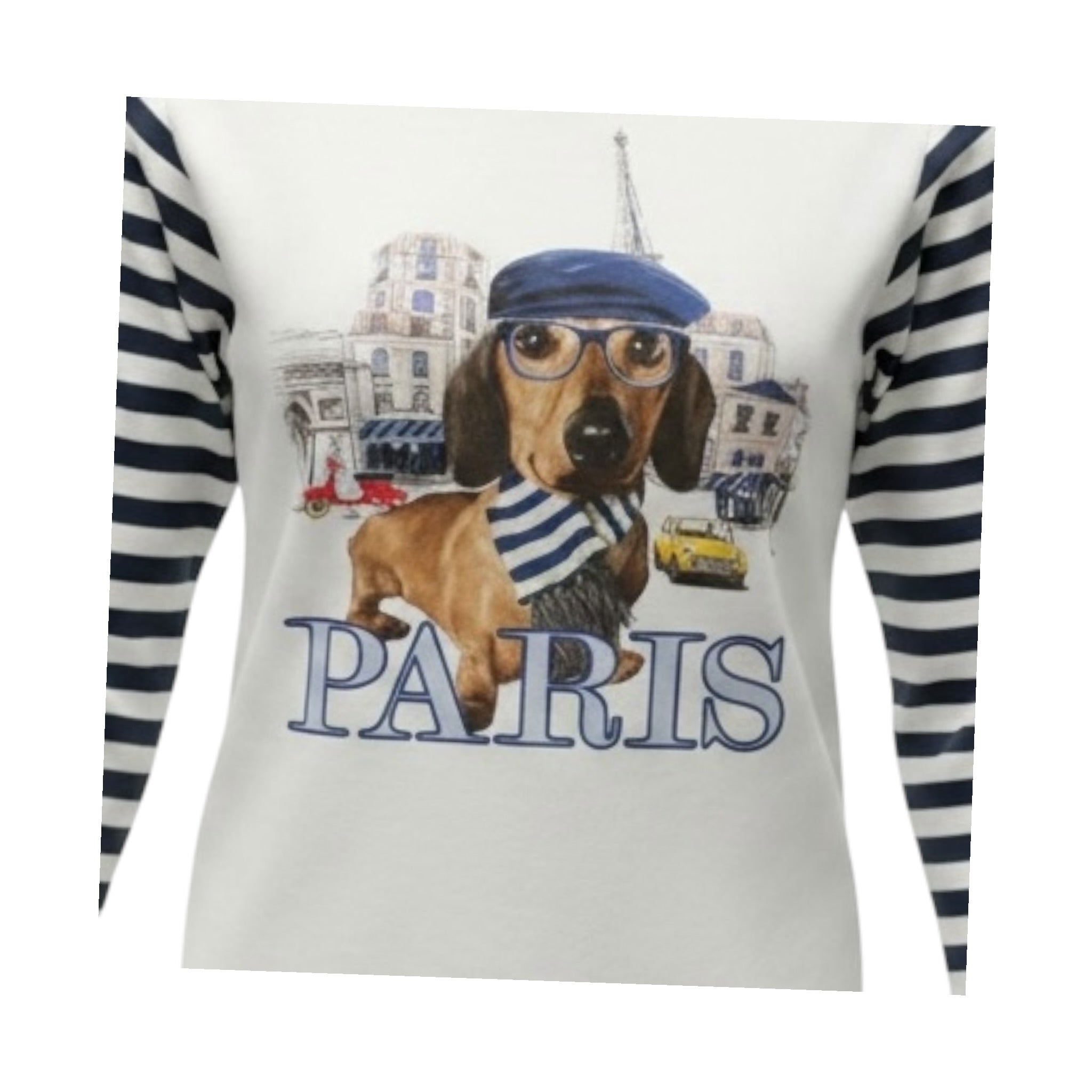 Monnalisa Shirt Girocollo tinta unita con Stampa E Fantasia A Righe Bianco per Bambina 256624 BIANCO MONNALISA 