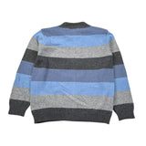 Monnalisa Cardigan Tricolore con Fantasia A Righe Grigio per Bambino 258803 GRIGIO MONNALISA 