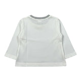 Monnalisa Shirt Girocollo tinta unita con Stampe Bianco per Neonato 280601 BIANCO MONNALISA 