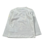 Monnalisa Shirt Girocollo tinta unita con Stampa Bianco per Neonato 282603 BIANCO MONNALISA 