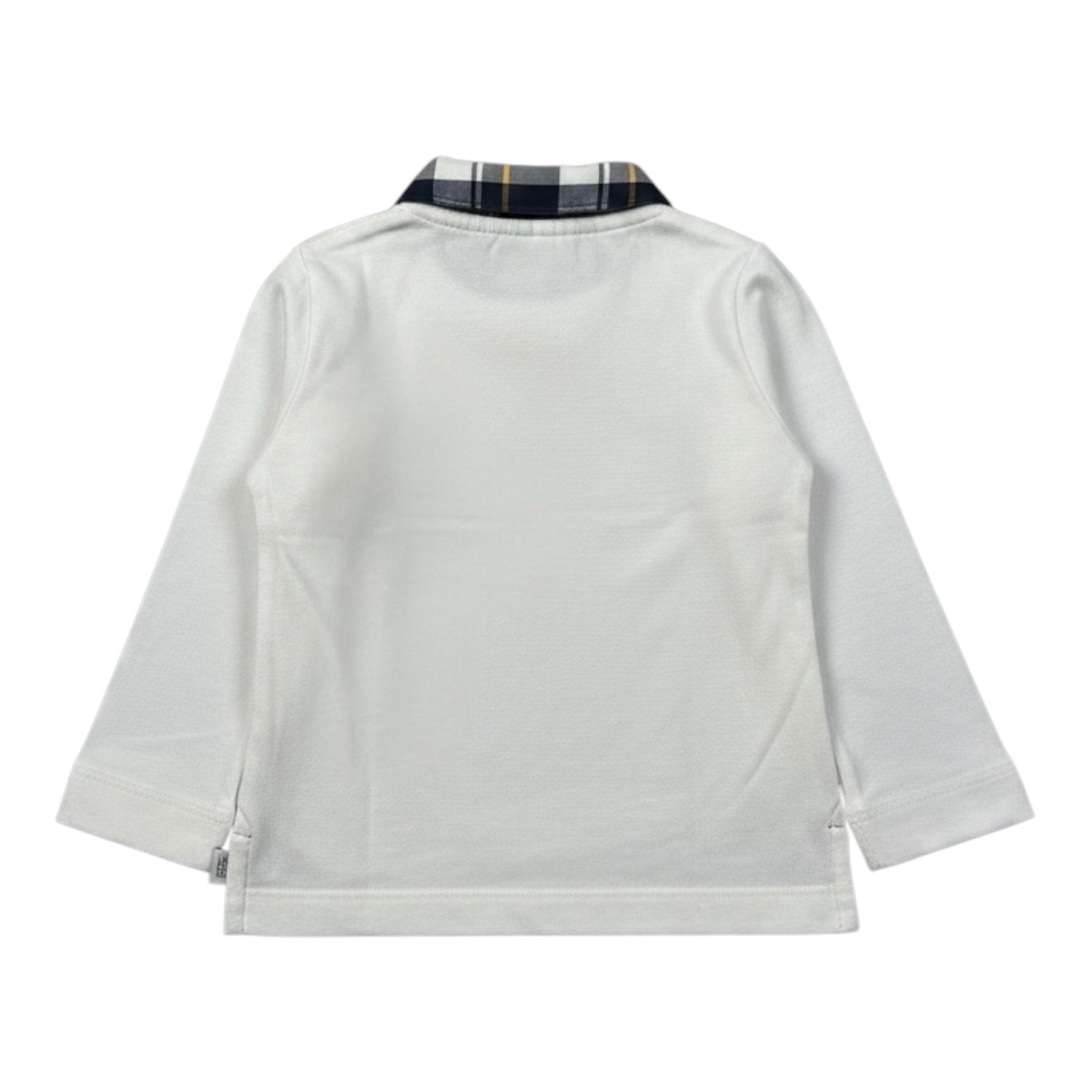 Monnalisa Polo Manica Lunga tinta unita Bianco per Neonato 284617 BIANCO MONNALISA 