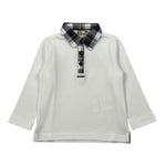 Monnalisa Polo Manica Lunga tinta unita Bianco per Neonato 284617 BIANCO MONNALISA 