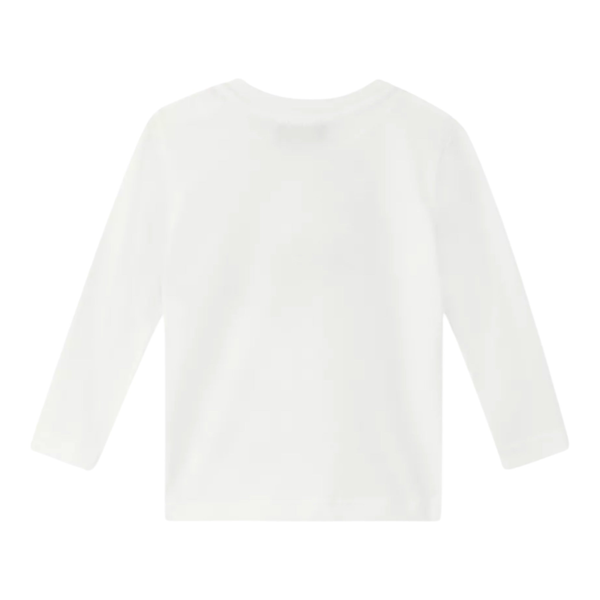 Monnalisa Shirt Girocollo tinta unita Stampa Fantasia Bianco per Neonato 286601 BIANCO MONNALISA 