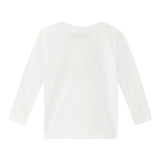 Monnalisa Shirt Girocollo tinta unita Stampa Fantasia Bianco per Neonato 286601 BIANCO MONNALISA 