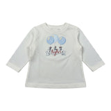Monnalisa Shirt Girocollo tinta unita con Stampe Bianco per Neonata 286603 BIANCO MONNALISA 