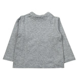 Monnalisa Shirt Girocollo tinta unita Stampa Fantasia Grigio per Neonato 286610PA GRIGIO MONNALISA 