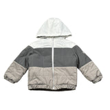 Monnalisa Giubbino Tricolore con Capuccio Catalinfrangente Grigio per Neonato 288100 GRIGIO MONNALISA 