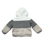 Monnalisa Giubbino Tricolore con Capuccio Catalinfrangente Grigio per Neonato 288100 GRIGIO MONNALISA 