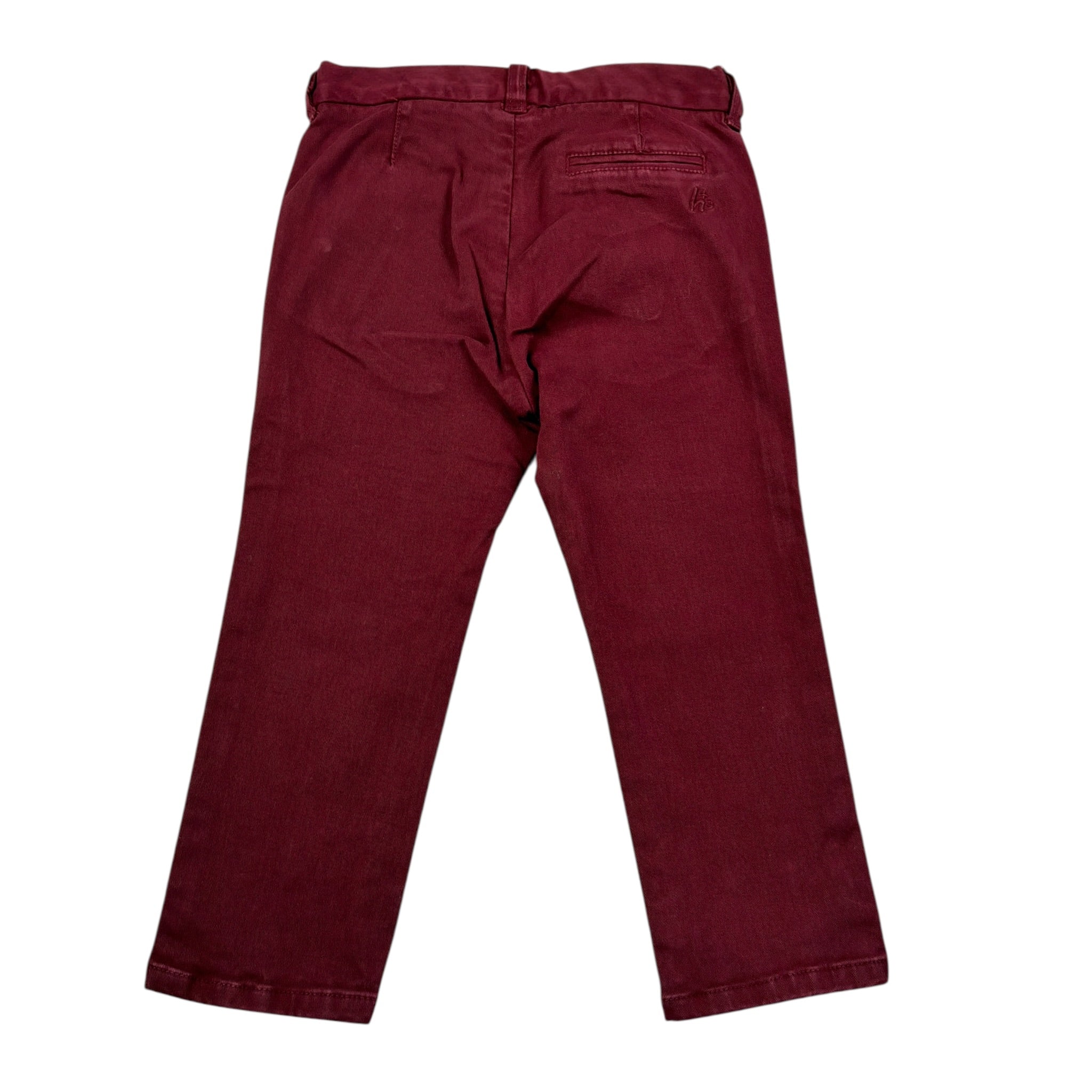 Monnalisa Pantalone Tinta Unit con Girovita Regolabile Rosso per Neonato 288400R1 ROSSO MONNALISA 