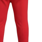 Monnalisa Leggins tinta unita con Elastico In Vita Rosso per Neonata 378PAN ROSSO MONNALISA 