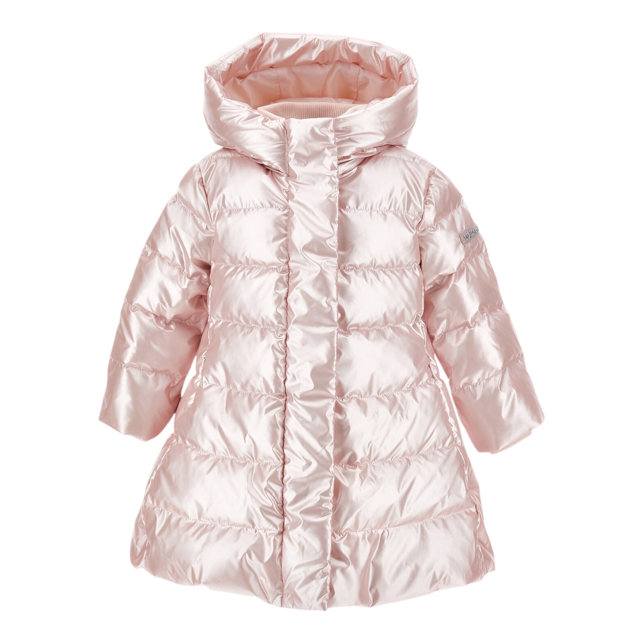 Monnalisa Giubbino tinta unita con Cappuccio Rosa per Bambina 37F102 ROSA MONNALISA 