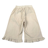 Monnalisa Pantalone tinta unita Modello Palazzo Beige per Bambina 37F402J BEIGE MONNALISA 