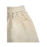 Monnalisa Pantalone tinta unita Modello Palazzo Beige per Bambina 37F402J BEIGE MONNALISA 