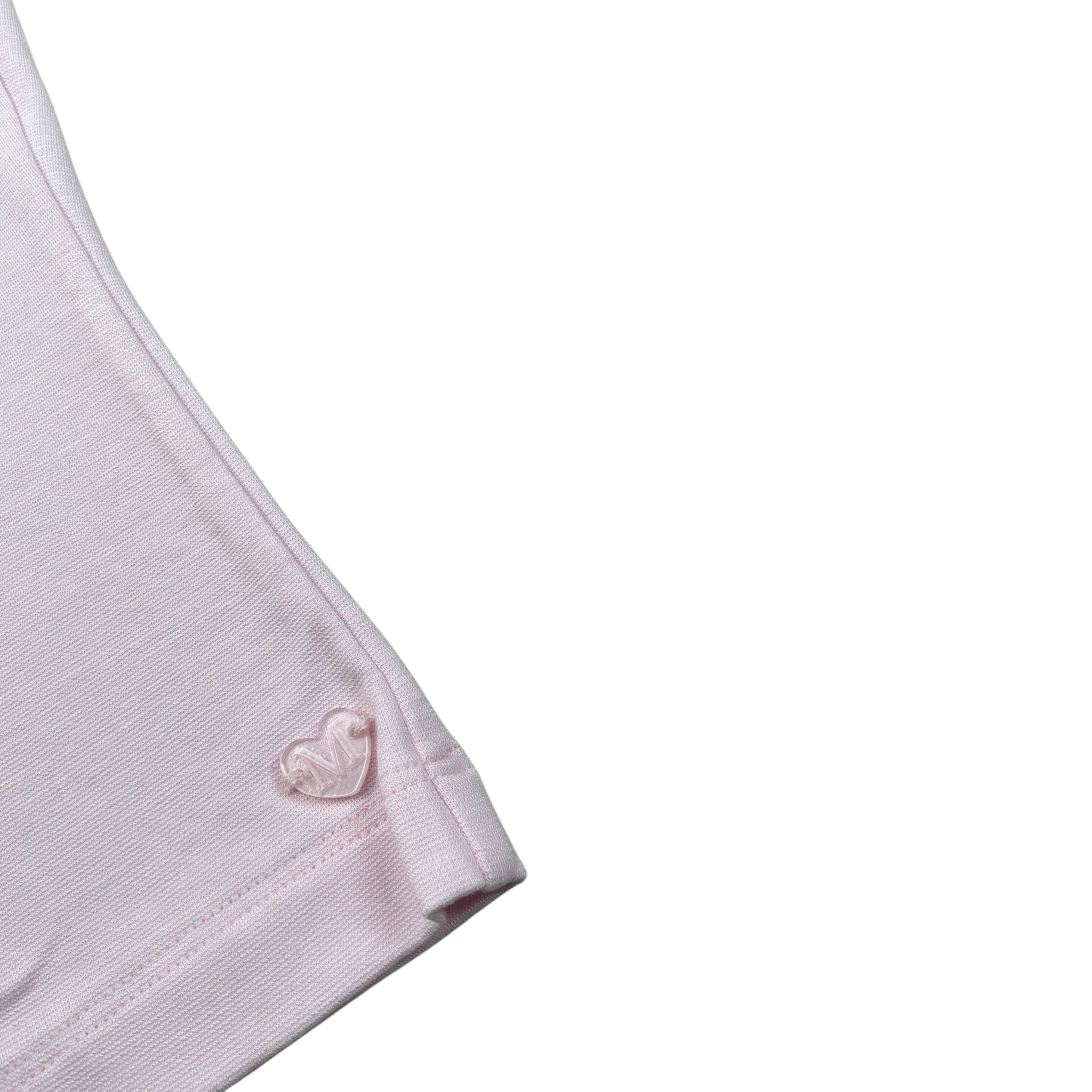 Monnalisa Pantalone tinta unita Modello Zampa Rosa per Neonata 37F404 ROSA MONNALISA 