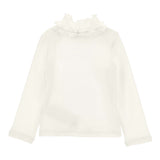 Monnalisa Maglia tinta unita Mezzo Collo Panna per Neonata 37F600 PANNA MONNALISA 