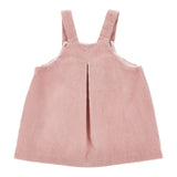 Monnalisa Salopette tinta unita In Velluto Rosa per Bambina 37F902J ROSA MONNALISA 