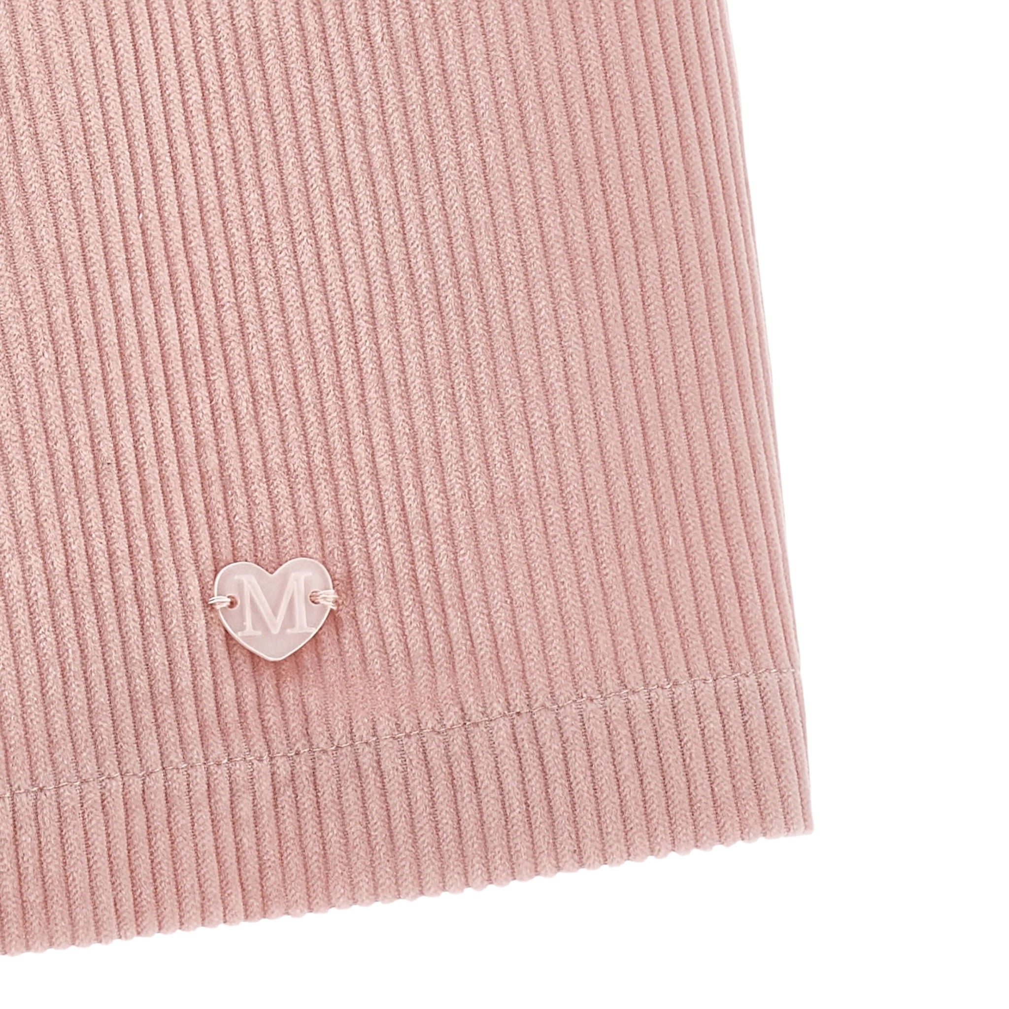 Monnalisa Salopette tinta unita In Velluto Rosa per Bambina 37F902JX ROSA MONNALISA 