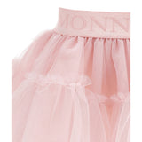 Monnalisa Gonna tinta unita con Tulle Rosa per Neonata 37FGON ROSA MONNALISA 