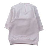 Monnalisa Abito tinta unita con Stampa Rosa per Neonata 398913R3 ROSA MONNALISA 
