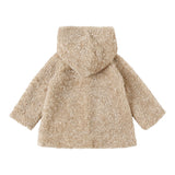 Monnalisa Cappotto tinta unita con Cappuccio Beige per Bambina 39F103 BEIGE MONNALISA 