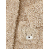 Monnalisa Cappotto tinta unita con Cappuccio Beige per Bambina 39F103 BEIGE MONNALISA 