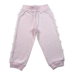 Monnalisa Pantalone Tuta tinta unita con Applicazioni Rosa per Neonata 39F401 ROSA MONNALISA 