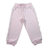 Monnalisa Pantalone Tuta tinta unita con Applicazioni Rosa per Neonata 39F401 ROSA MONNALISA 