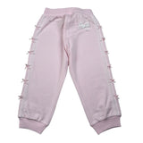 Monnalisa Pantalone Tuta tinta unita con Applicazioni Rosa per Neonata 39F401 ROSA MONNALISA 