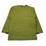Monnalisa Shirt Girocollo tinta unita con Stampe Verde per Neonato 682602S8 VERDE MONNALISA 