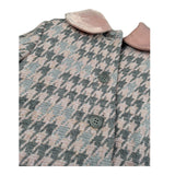 Monnalisa Cappotto Stampa Fantasia Grigio per Bambina 73B101 GRIGIO MONNALISA 