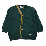 Monnalisa Cardigan tinta unita con Bottoni Verde per Neonato CRD VERDE MONNALISA 
