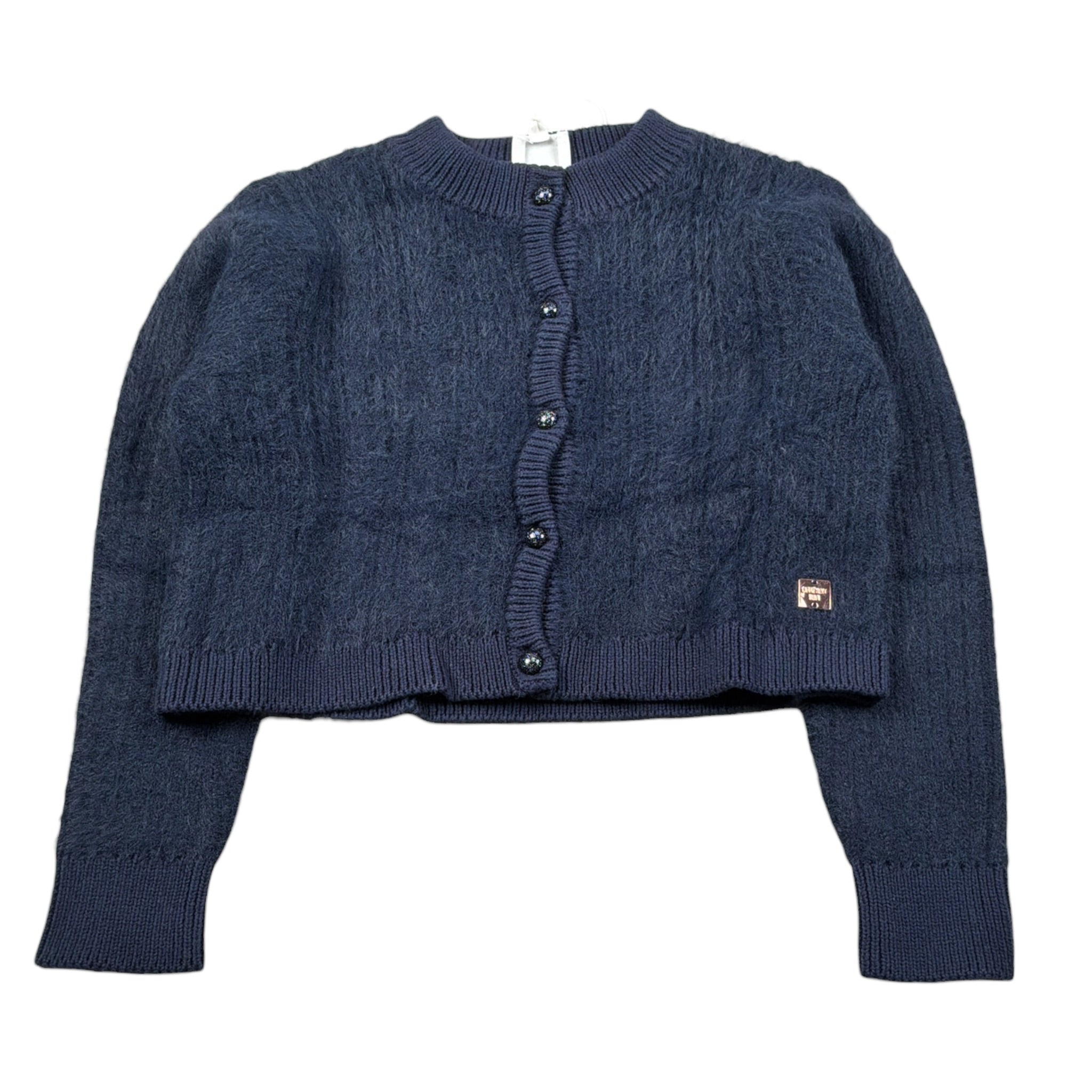Monnalisa Cardigan tinta unita Blu per Neonata Y30207NX BLU MONNALISA 