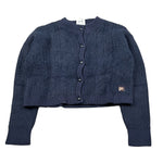 Monnalisa Cardigan tinta unita Blu per Bambina Y30207X BLU MONNALISA 