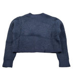Monnalisa Cardigan tinta unita Blu per Bambina Y30207X BLU MONNALISA 