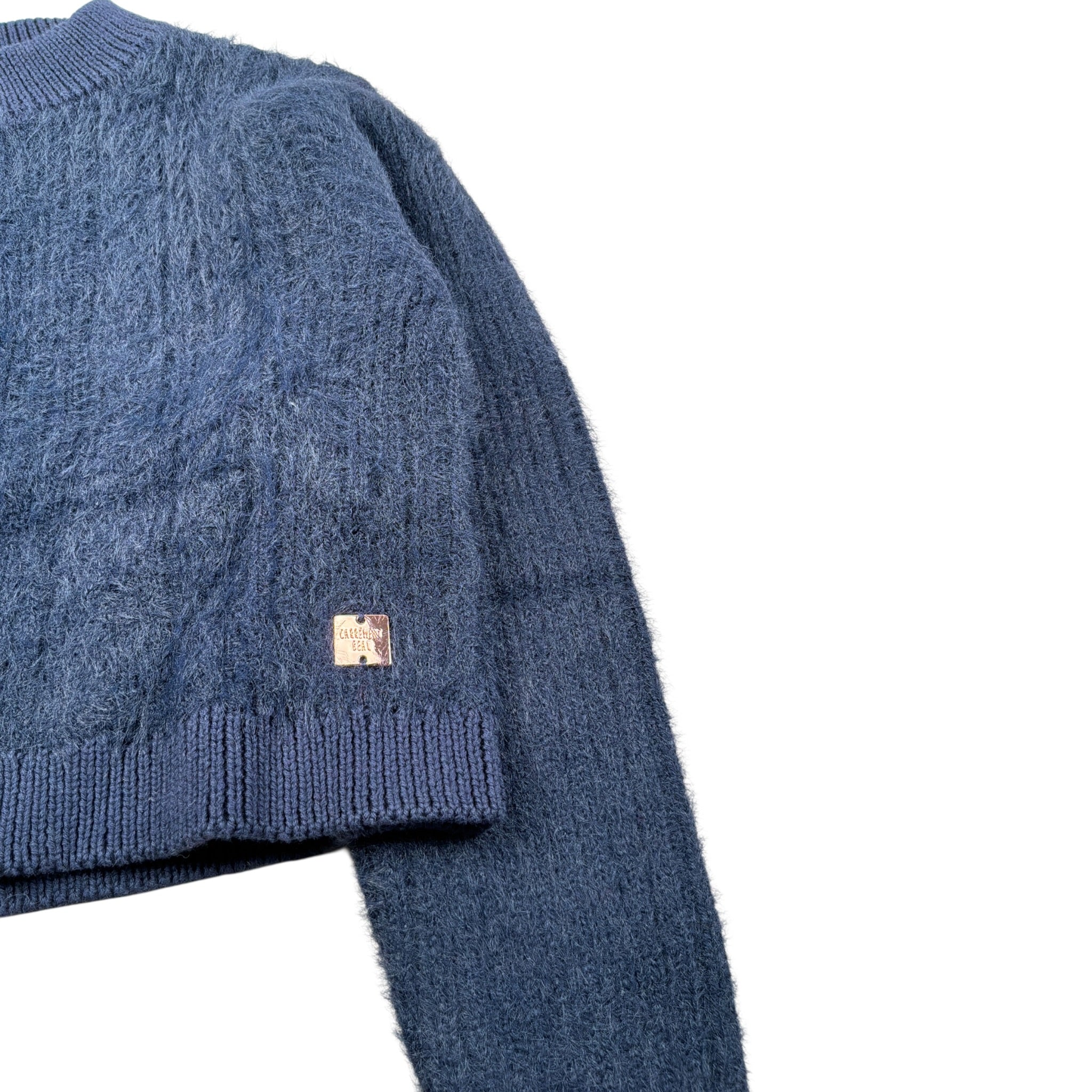 Monnalisa Cardigan tinta unita Blu per Bambina Y30207X BLU MONNALISA 